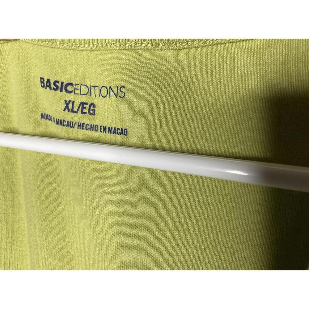 < Vintage Basic Editions Green Floral Embroidered… - image 2